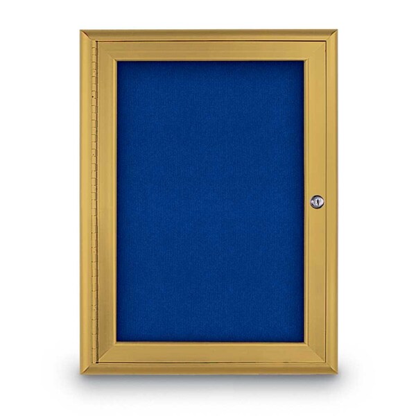 Sliding Door Indoor Enclosed Corkboard, 9, UV9029ACSH-SATIN-SURF